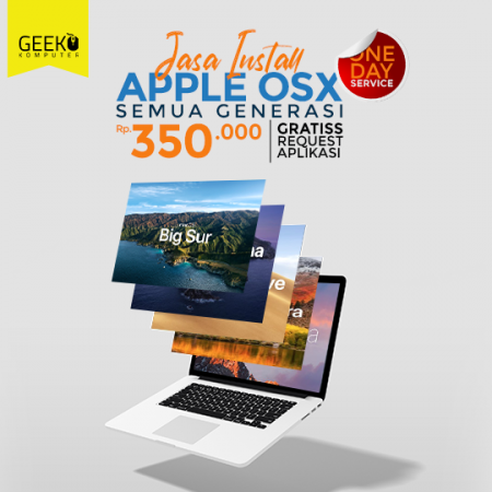Jasa Instal Apple Osx Semua Generasi